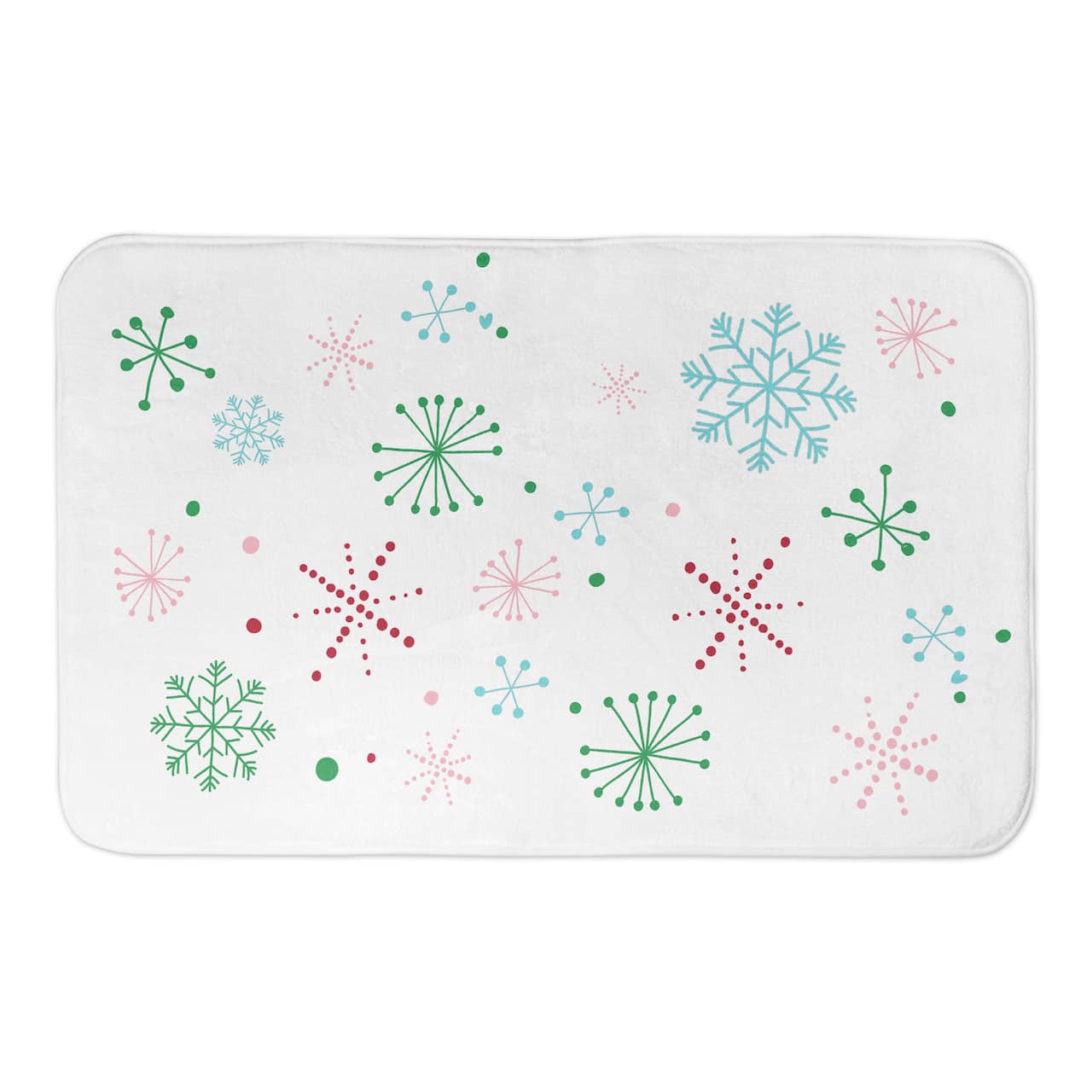 Designs Direct Retro Pattern Bath Mat, 34" x 21"